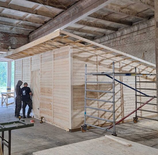 30 m2 Koka šķūnis (noliktava/darbnīca/garāža) ar ātru izgatavošanu